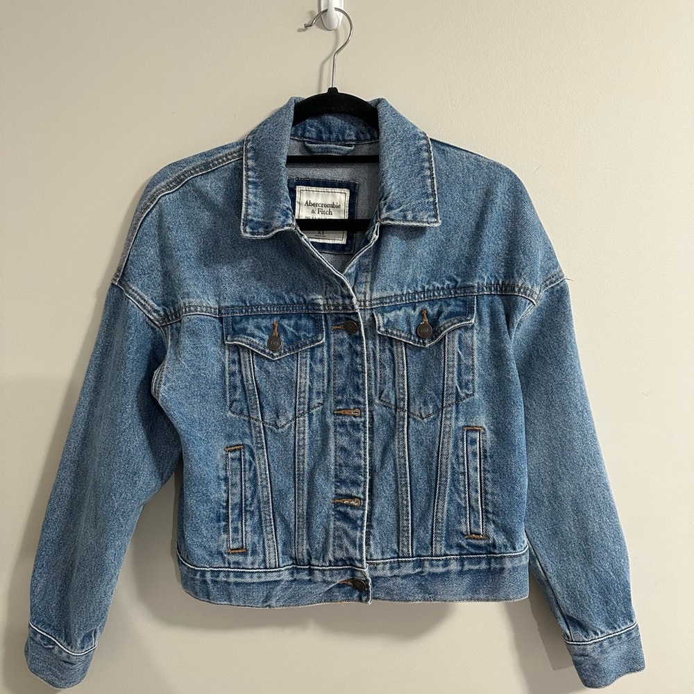 Abercrombie & Fitch Blue Denim Jacket - Picture 1 of 4